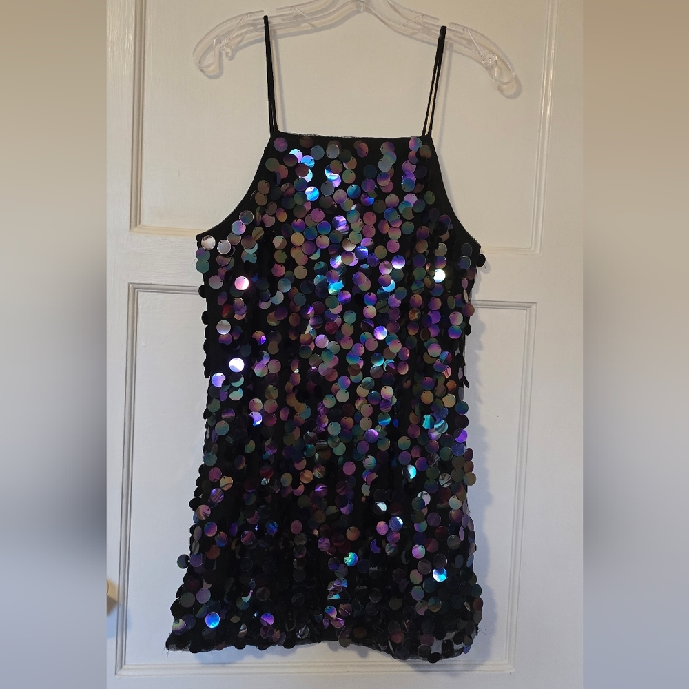 Forever 21 Blue Sequin Dress